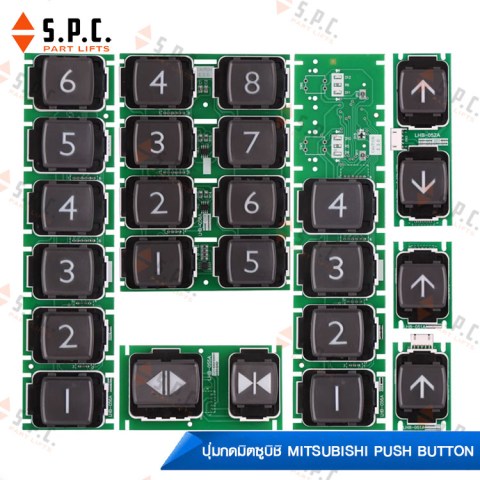 Mitsubishi-Push-Button-LHB-051-052-055-056-058-AG13-06-01
